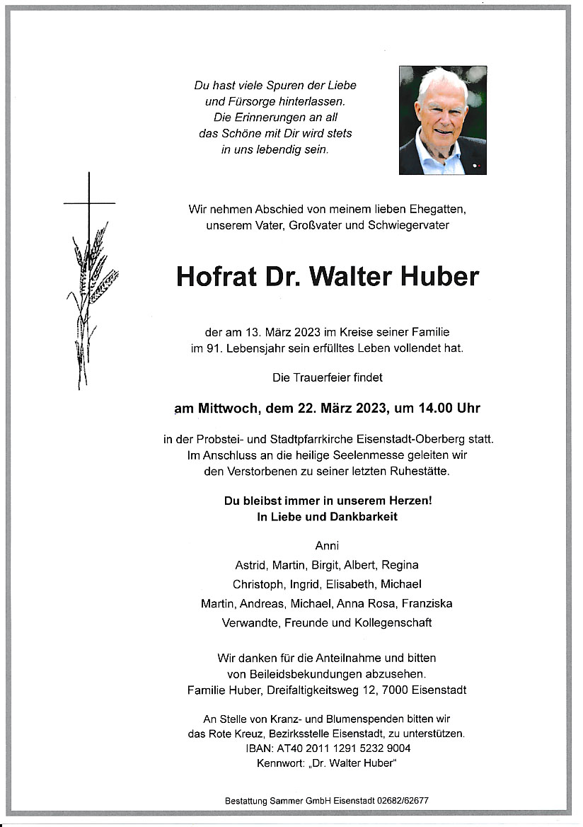 Huber Walter 13032023