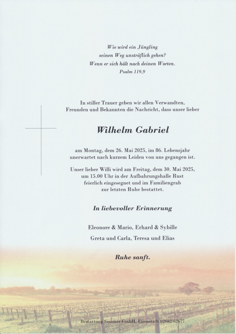 Gabriel Wilhelm 26052025