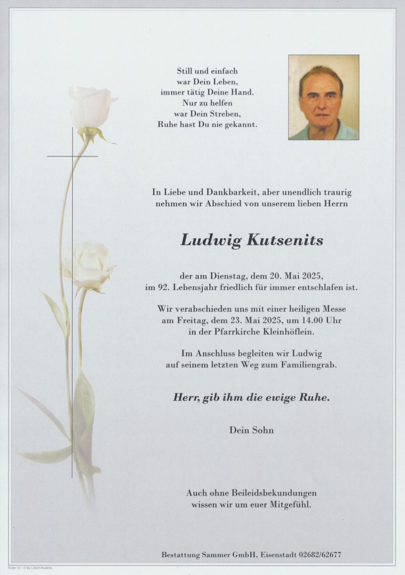 Kutsenits Ludwig 20052025
