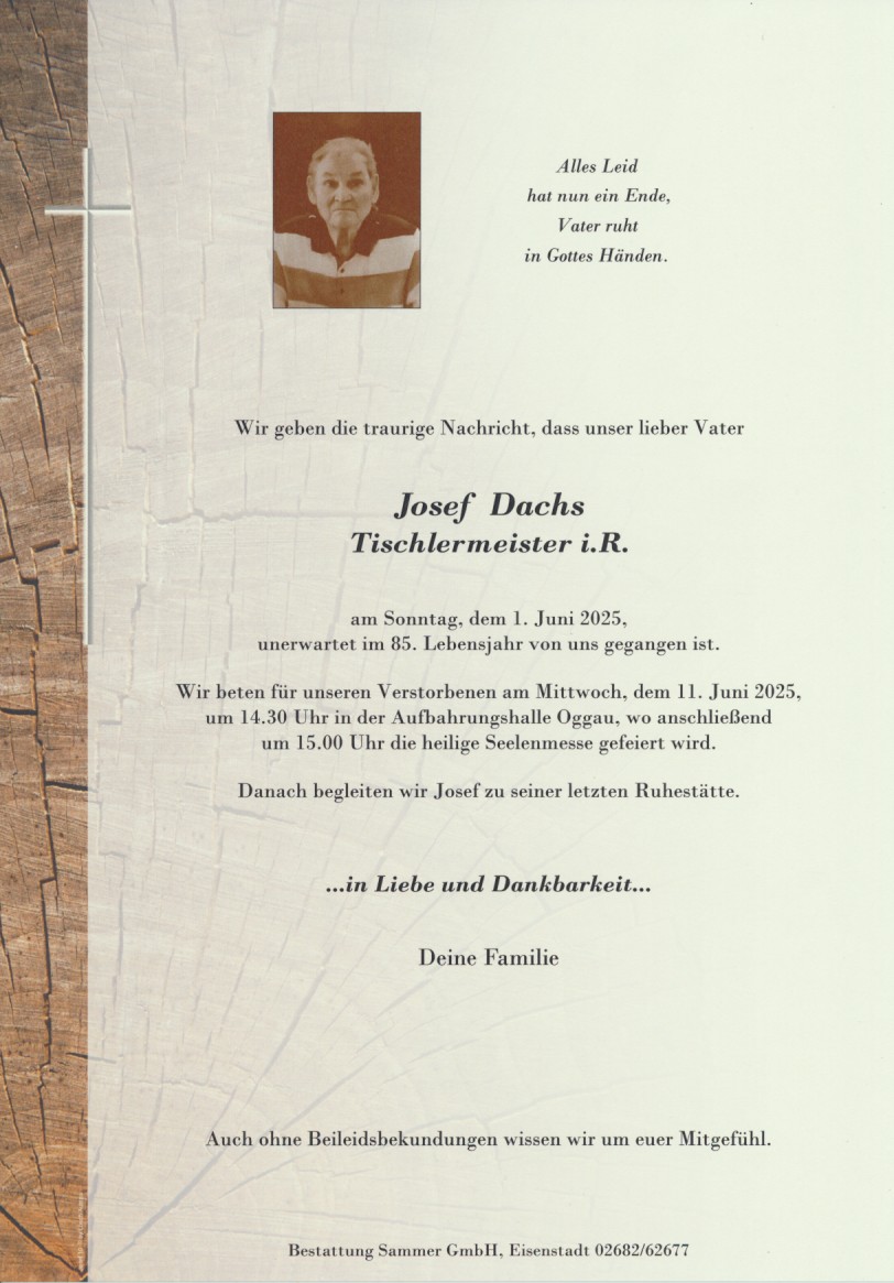 Dachs Josef 01062025