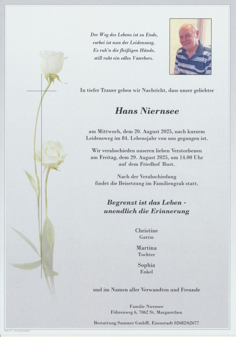 Niernsee Hans 20082025