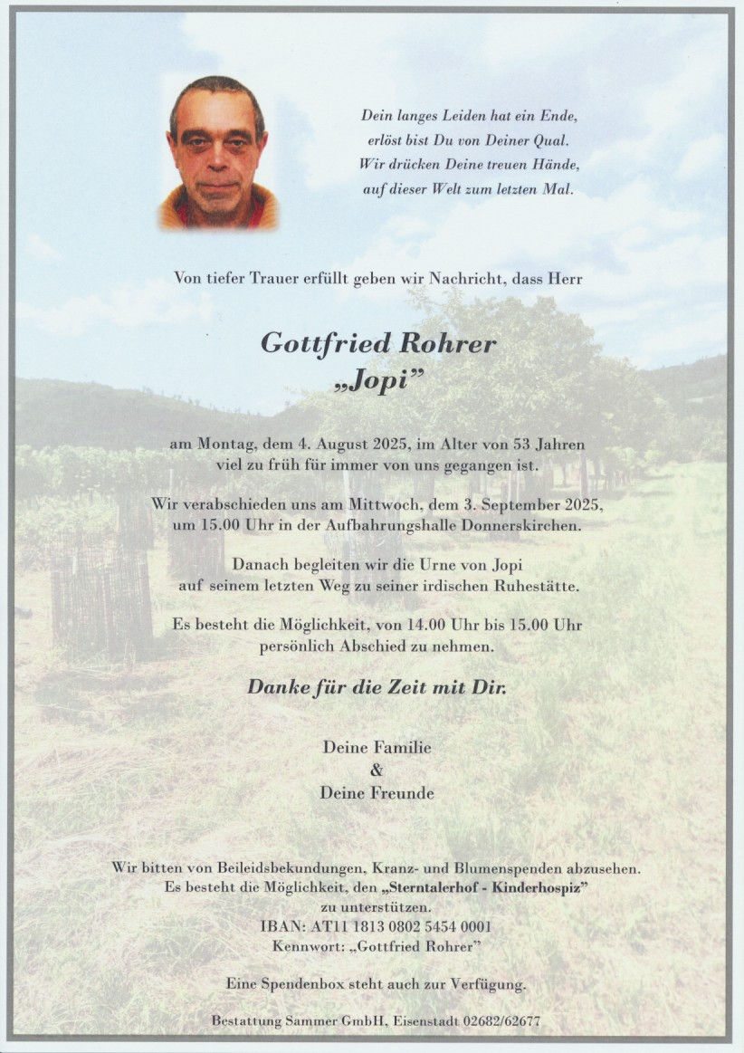 Rohrer Gottfried 04082025