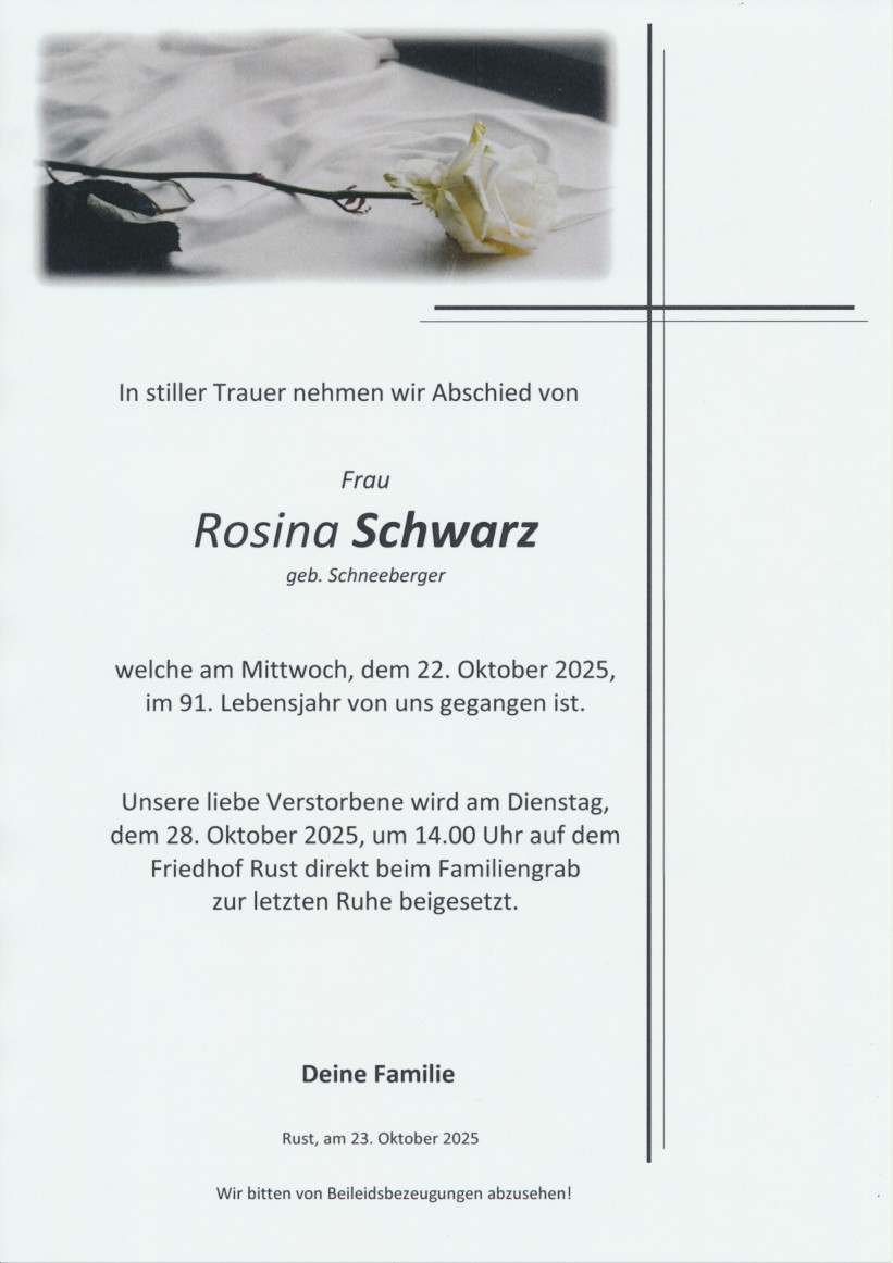 Bestattung Sammer Eisenstadt 4 Schwarz Rosina 22102025