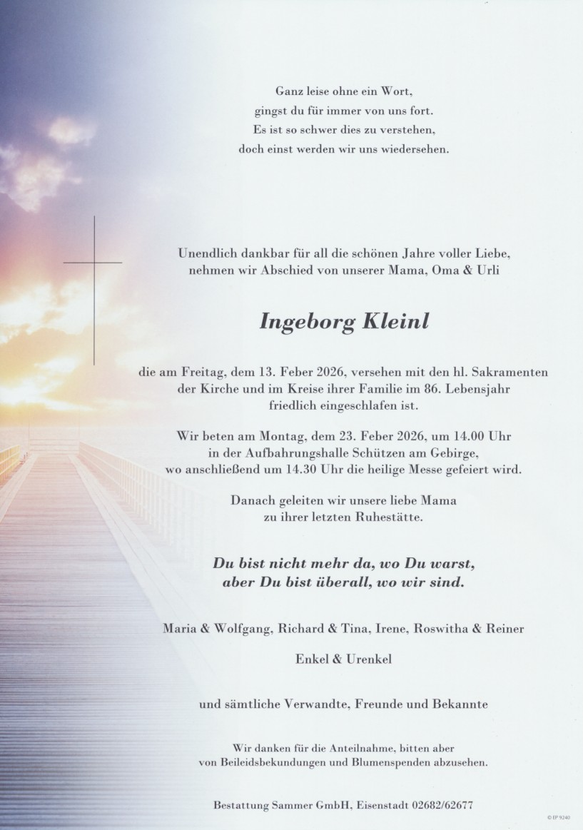 Kleinl Ingeborg 13022026