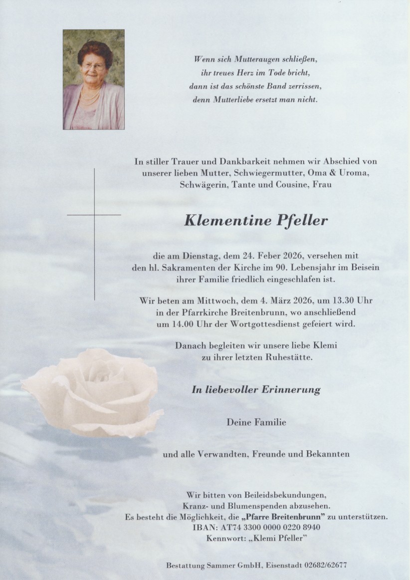 Pfeller Klementine 24022026