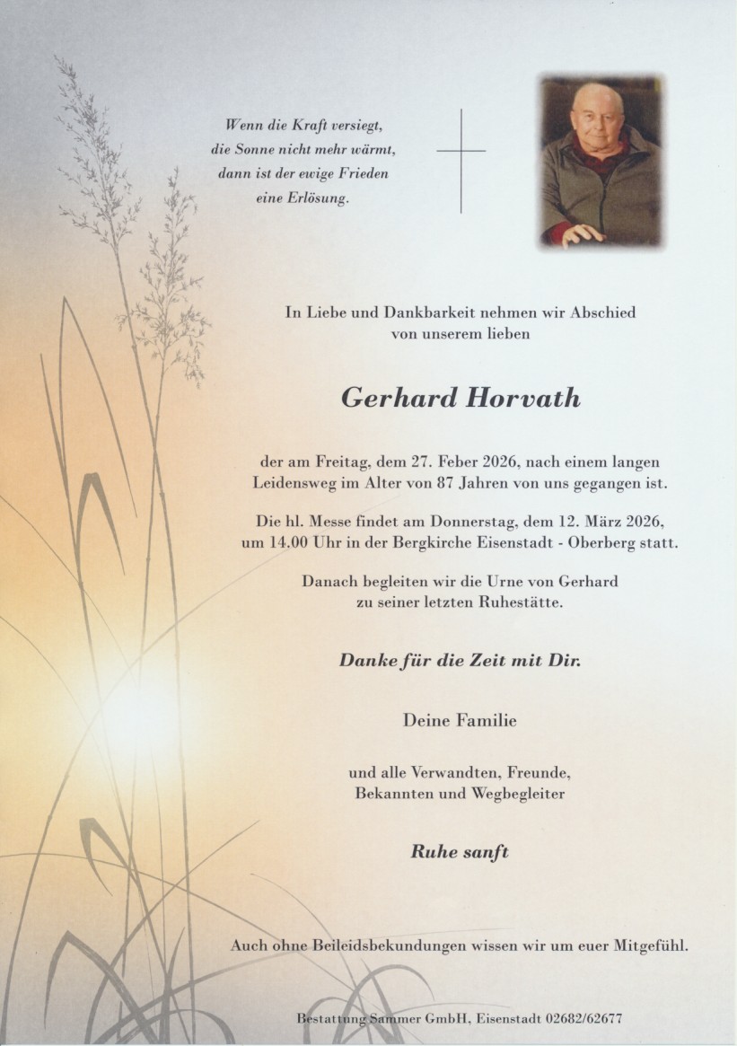 Bestattung Sammer Eisenstadt 6 Horvath Gerhard 27022026