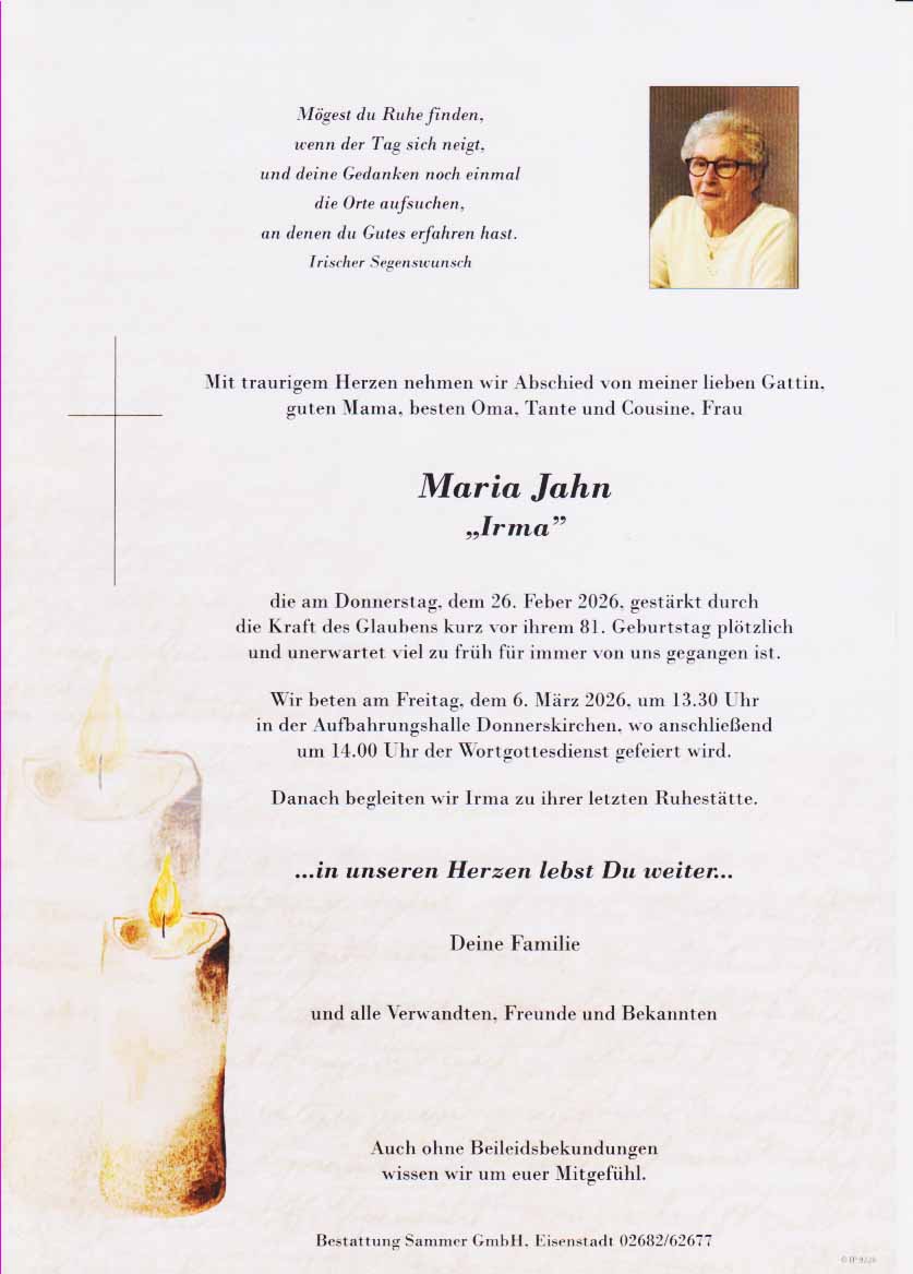 Bestattung Sammer Eisenstadt 4 Jahn Maria 26022026