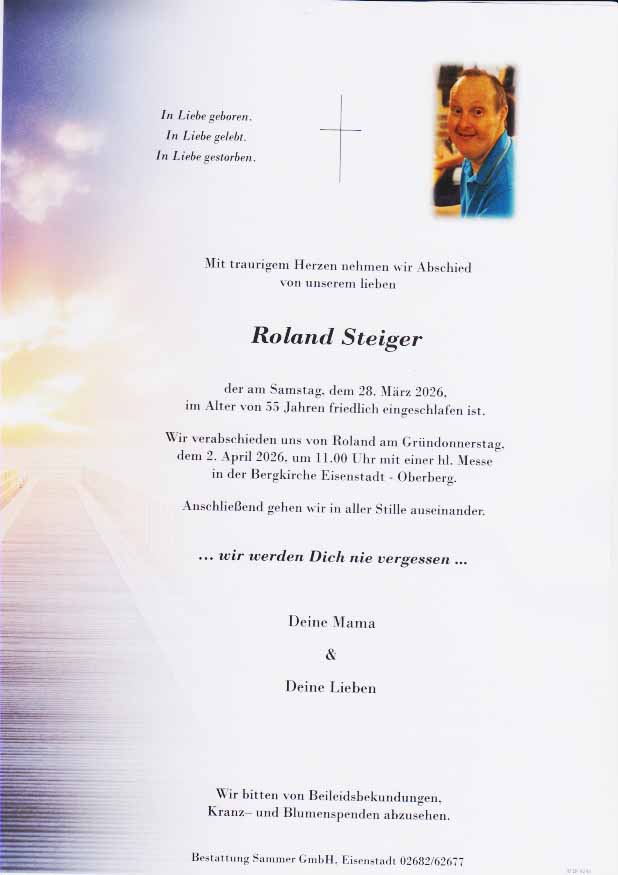 Bestattung Sammer Eisenstadt 4 Steiger Roland 28032026