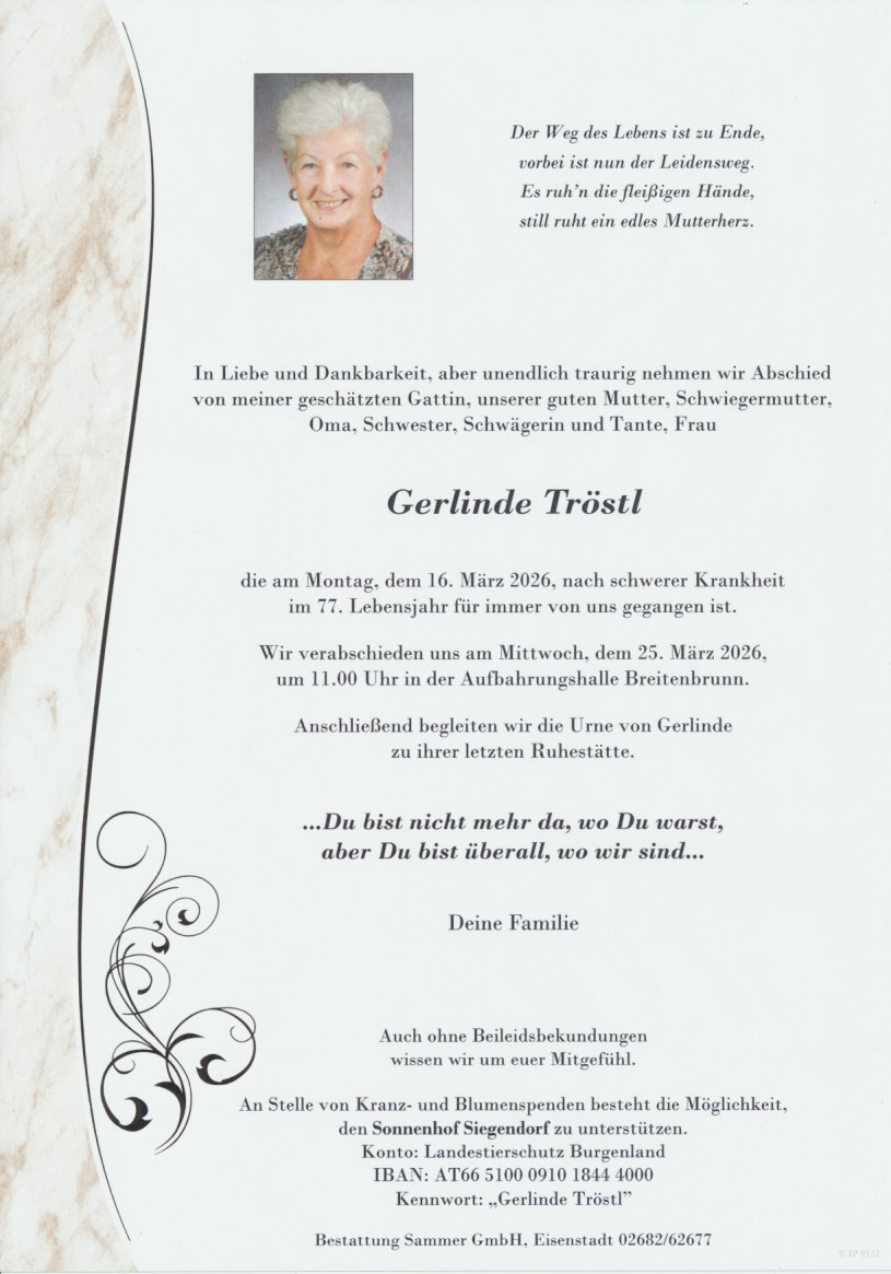 Troestl Gerlinde 16032026