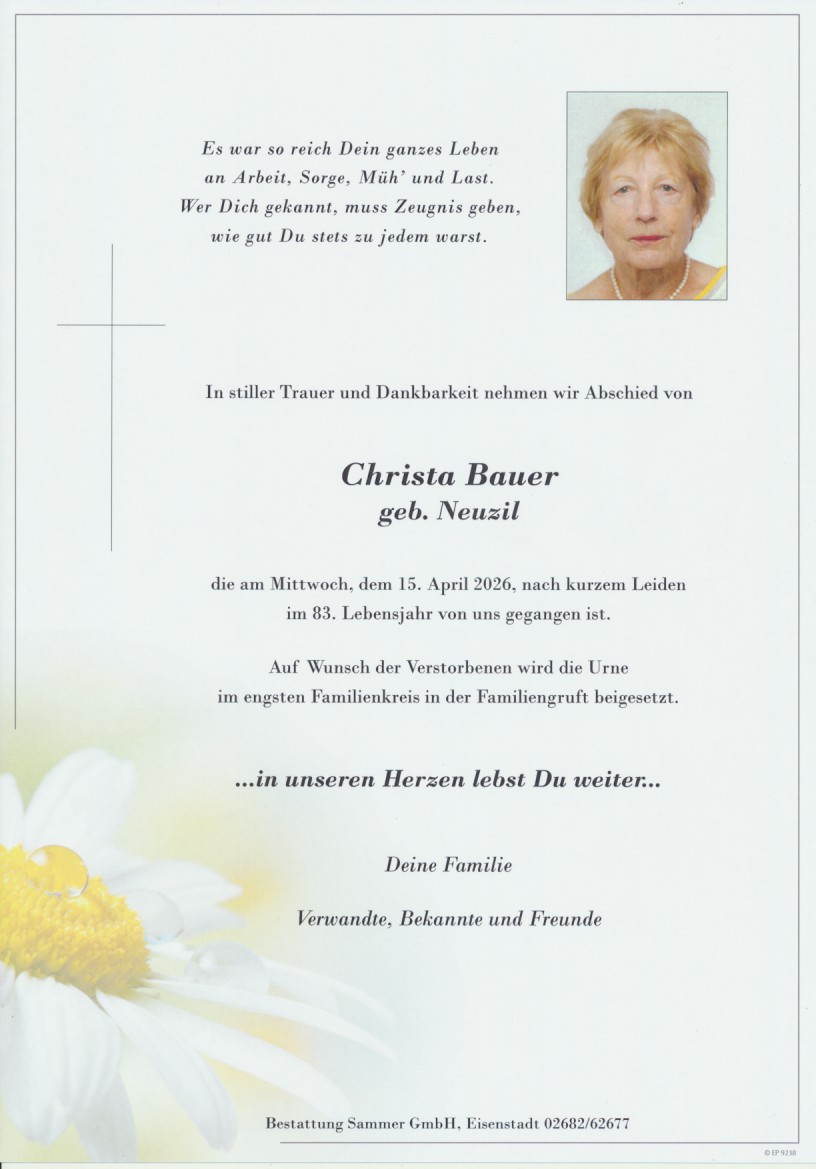 Bauer Christa 15042026