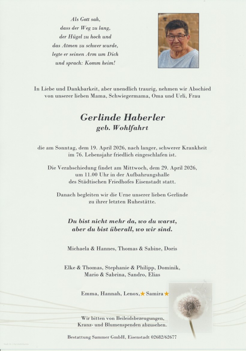 Haberler Gerlinde 19042026