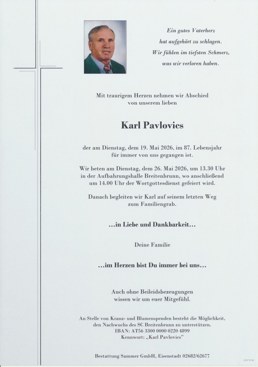 Pavlovics Karl 19052026