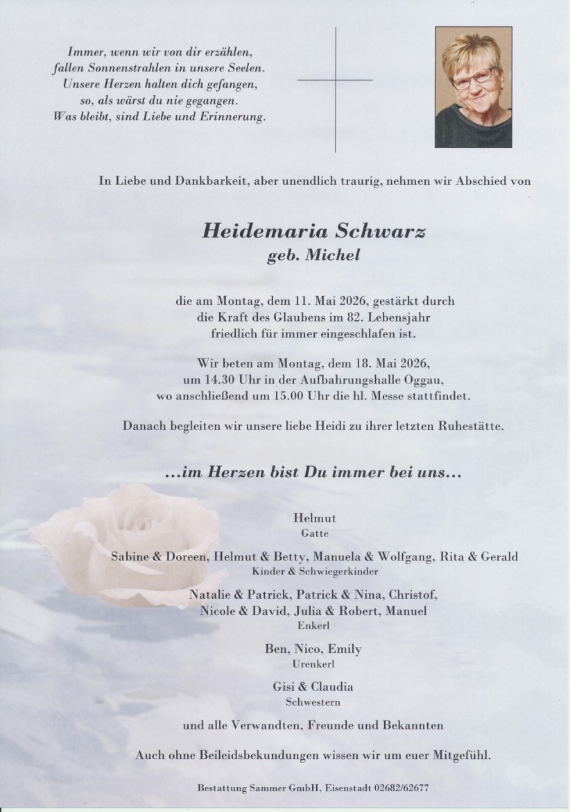 Schwarz Heidemaria 11052026