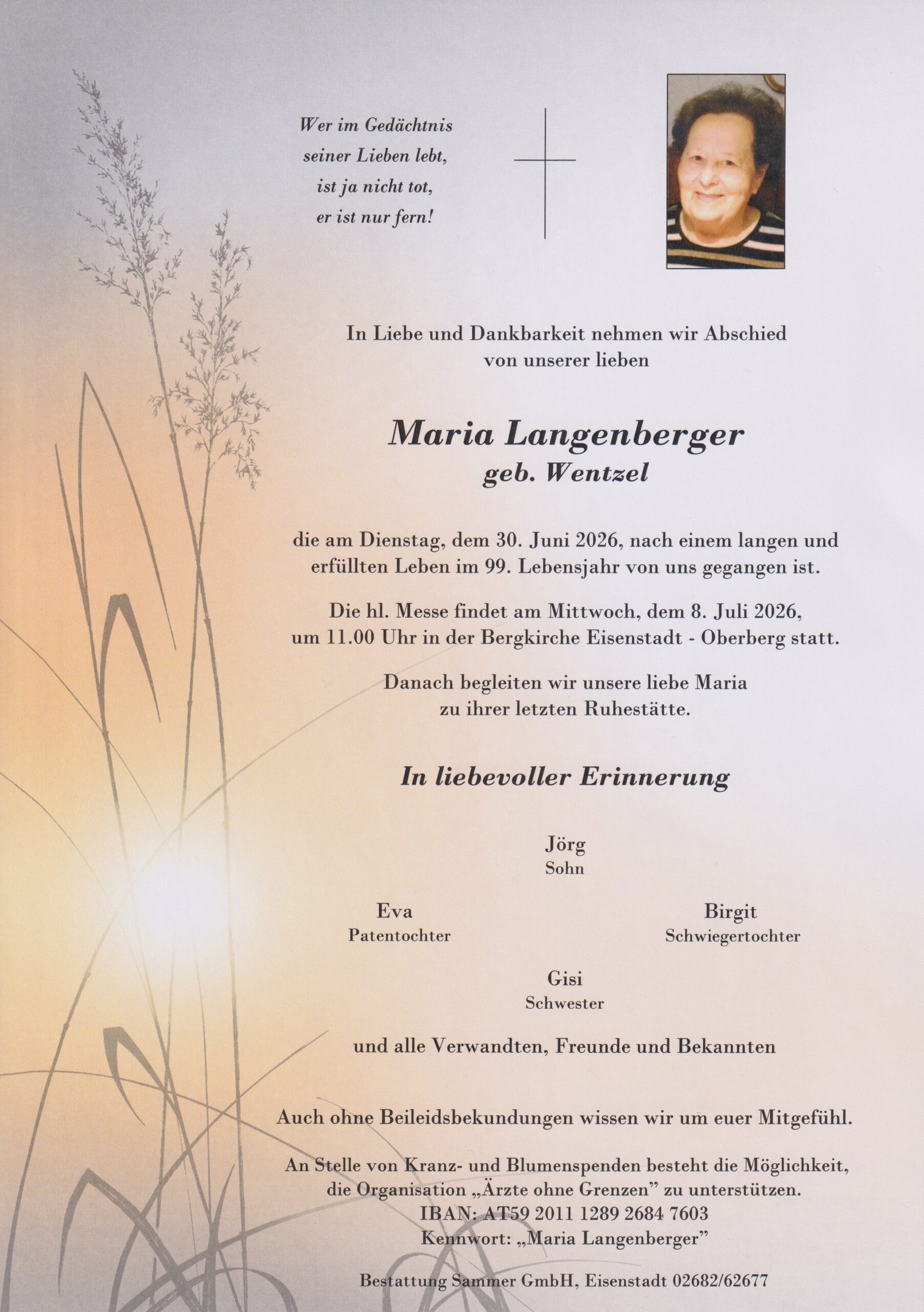 Bestattung Sammer Eisenstadt 4 Langenberger Maria 30062026 scaled