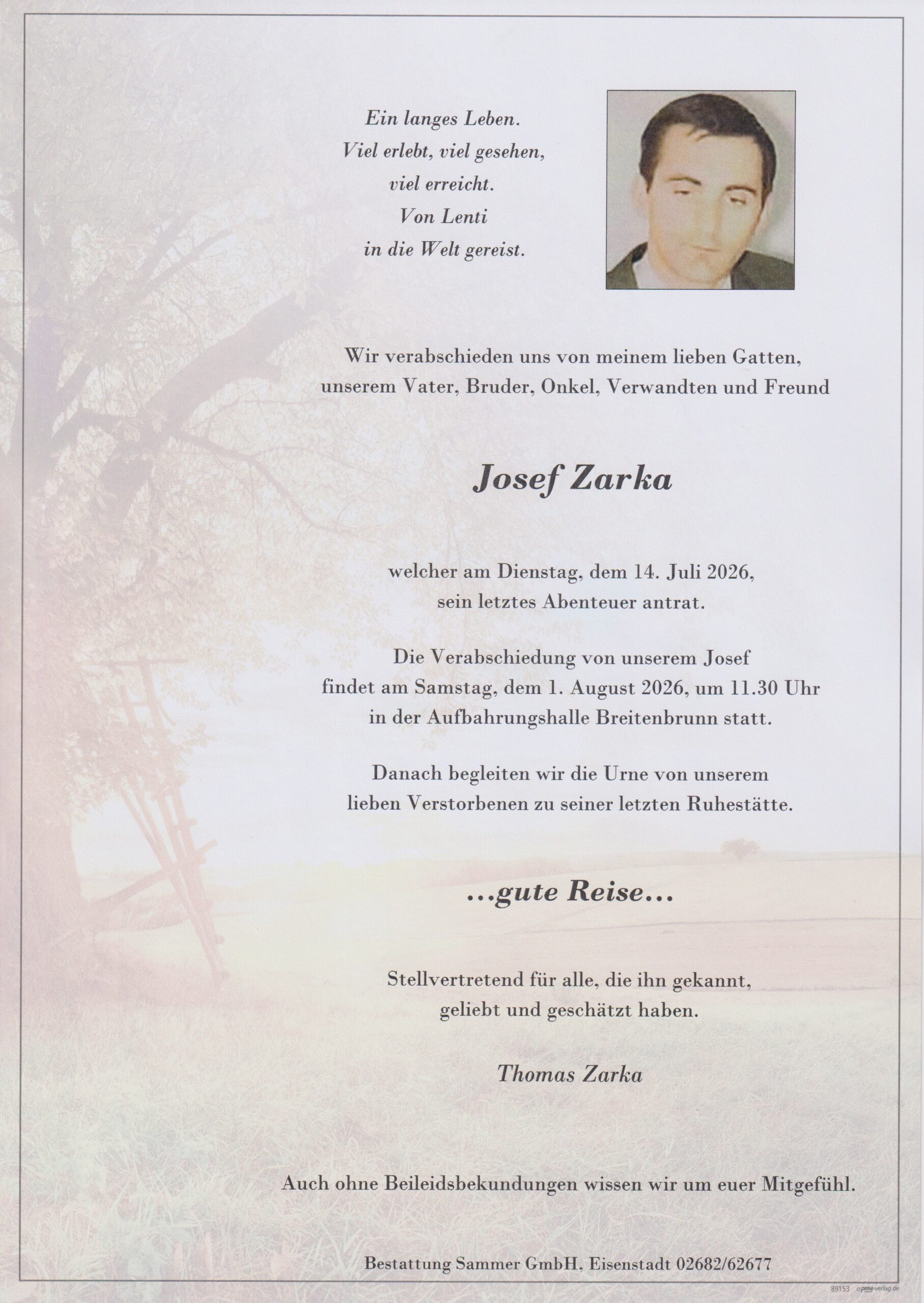 Bestattung Sammer Eisenstadt 4 Zarka Josef 14072026 scaled