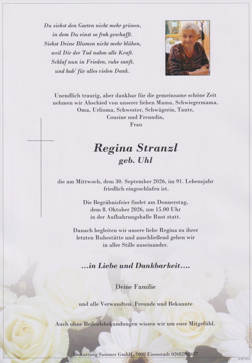 Stranzl Regina 30092026